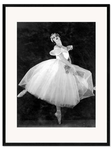 Framed art print Alexandra Danilova in "Les Sylphides" With the Ballet Russe de Monte Carlo, 1933