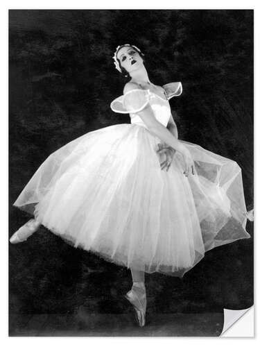 Wall sticker Alexandra Danilova in "Les Sylphides" With the Ballet Russe de Monte Carlo, 1933