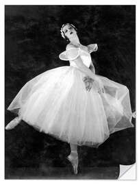 Muursticker Alexandra Danilova in "Les Sylphides" With the Ballet Russe de Monte Carlo, 1933