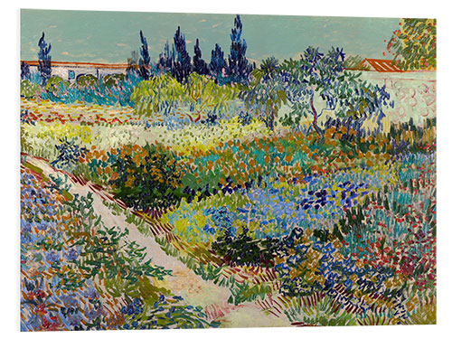 Foam board print Garden at Arles, 1888