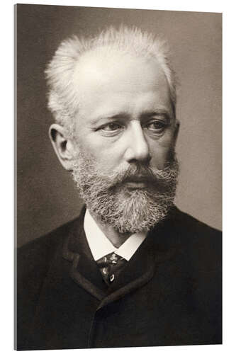 Quadro em acrílico Pyotr Ilyich Tchaikovsky, Portrait