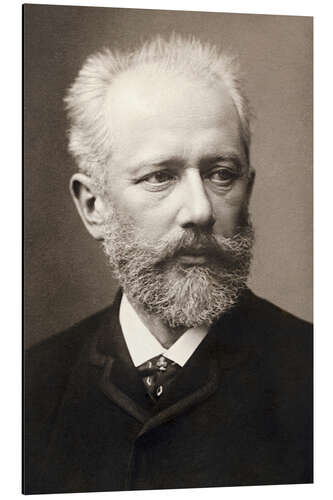 Aluminium print Pyotr Ilyich Tchaikovsky, Portrait