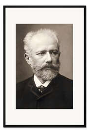 Gerahmter Kunstdruck Pjotr Iljitsch Tschaikowski, Porträt