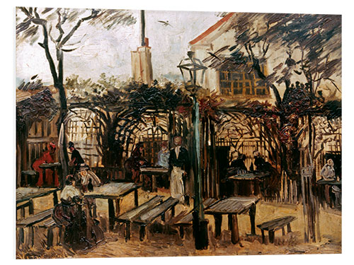 PVC-taulu Local Garden "La Guinguette" in Montmartre, 1886