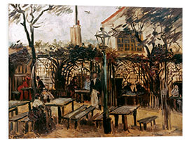 Tableau en PVC Local Garden "La Guinguette" in Montmartre, 1886