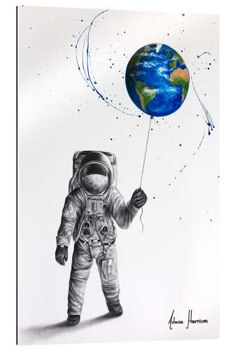 Stampa su plexi-alluminio The Astronaut