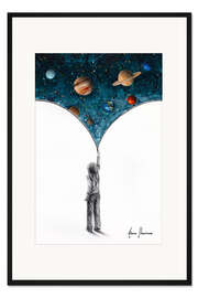 Gerahmter Kunstdruck Der Traum vom Weltraum - Ashvin Harrison