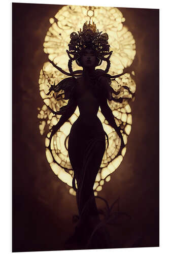 Tableau en PVC Goddess in the Evening Light