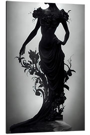 Aluminium print Goddess of Floral Magic