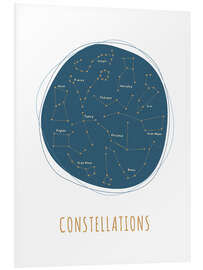 Tableau en PVC Constellations II