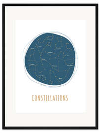 Gerahmter Kunstdruck Constellations II