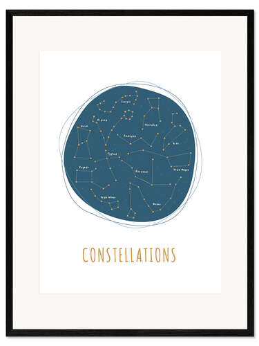 Framed art print Constellations II