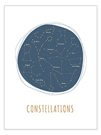 Wandbild  Constellations II - Marta Munte
