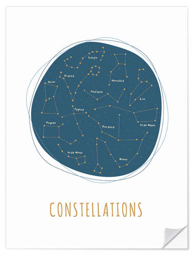 Sticker mural Constellations II