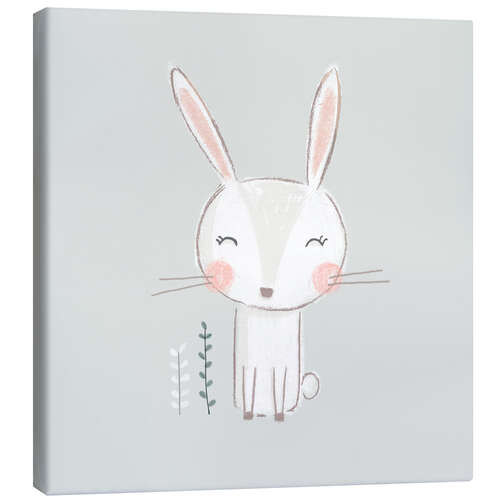 Canvastavla Cute Bunny