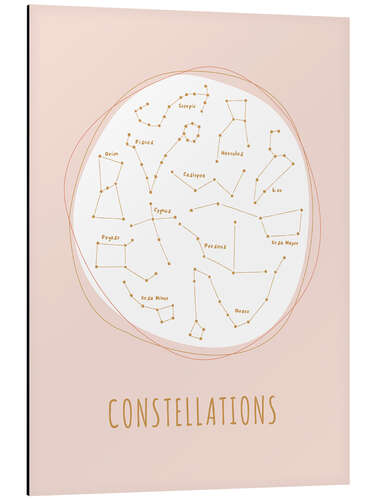 Aluminiumsbilde Constellations II