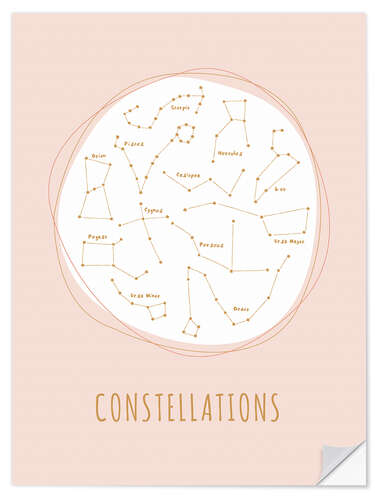 Wandsticker Constellations II