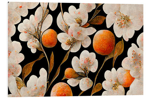 Tableau en PVC Orange Blossoms