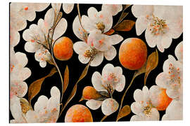 Magnettafel Orangenblüten