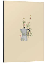 Magnettafel Floral Mokka Espresso - Frida Floral Studio