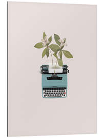 Magnettafel Botanical Typewriter