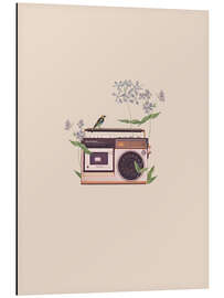 Magnettafel Floral Radio