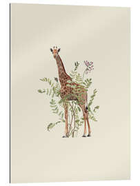 Gallery print Floral Giraffe