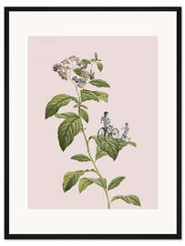 Gerahmter Kunstdruck Botanical Cycling
