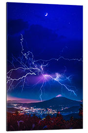 Gallery print Mount Fuji under a Stormy Sky