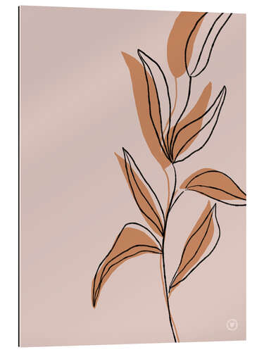 Gallery print Leaves No. 2 - cinnamon