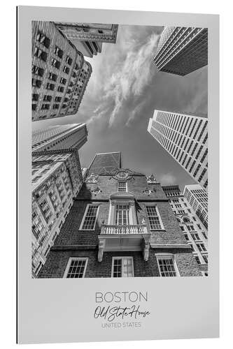 Quadro em plexi-alumínio Boston, Old State House