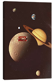 Canvas print Spacebathing