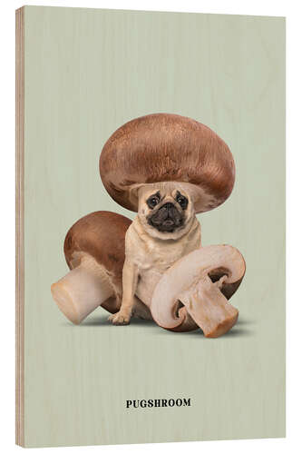 Print på træ Pugshroom