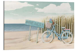 Magnettafel Fahrrad am Strand II