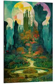 Magnettafel Zaubergarten-Collage