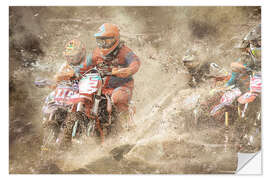 Sticker mural Motocross I