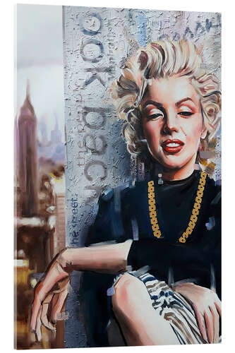 Acrylic print Marilyn in New York City