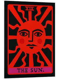 Cuadro de aluminio The Sun - Tarjeta de Tarot