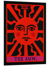 Foam board print The Sun - Tarot Card