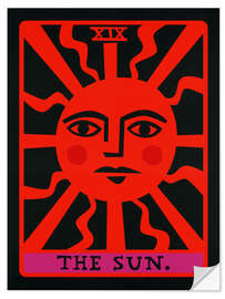 Wandsticker The Sun - Tarot Karte