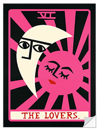 Wandsticker The Lovers - Tarot Karte