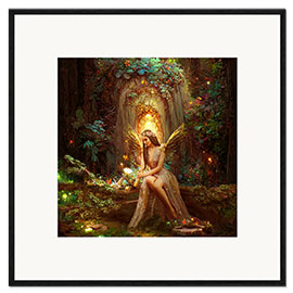 Gerahmter Kunstdruck Die Blumenfee