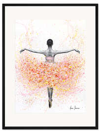 Gerahmter Kunstdruck Blumentänzerin