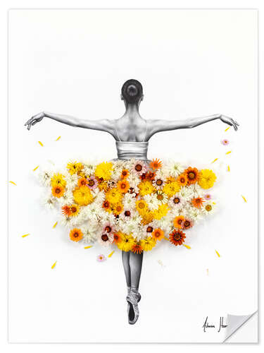 Wall sticker Flower Ballerina