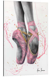 Magnettafel Rosa Ballerinas