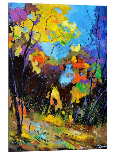 Gallery print Autumn colours in a forest