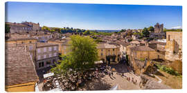 Lerretsbilde Saint Émilion wine village in France