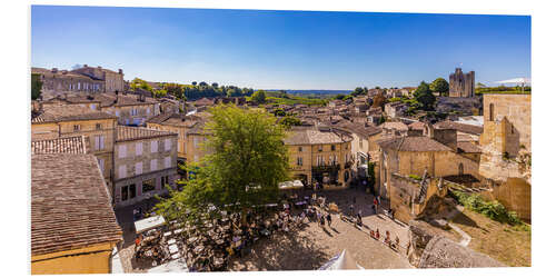 Bilde på skumplate Saint Émilion wine village in France