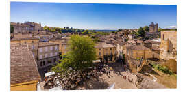 Stampa su PVC Saint Émilion wine village in France