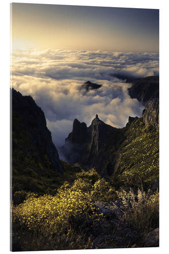 Akrylglastavla Madeira in the Clouds